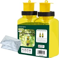 Add a review for: Fly Catcher, Pack of 2 Fly Catcher Bottle Super Effective Insect Traps with Reusable Bait for Outdoor Use, Non Toxic & Poison Free Up to 10 Meters