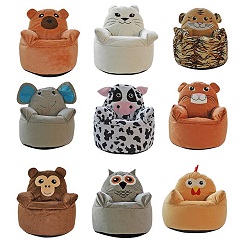 Add a review for: Kids Animal Design Armchair Beanbag Indoor Bedroom Pillow Cushion Chair Seat NEW
