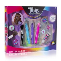 Add a review for: Trolls World Tour Glitter Hair Set