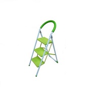 Foldable Kitchen Safety Ladder 3 Step NonSlip Tread Folding Stepladder Fold
