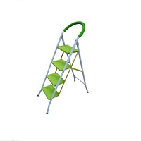Foldable Kitchen Safety Ladder 4 Step NonSlip Tread Folding Stepladder Fold