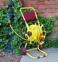 60M - Empty Hose Reel with Stand