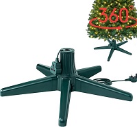 Add a review for: 360 Rotating Christmas Tree Stand, Revolving Artificial Christmas Tree Base Stand, Adjustable Rotatable Artificial Christmas Tree Holder for Home Party Festival Decor for Up to 8ft and 35kg Trees