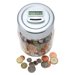 Add a review for: High Quality Digital LCD Coin Counter Saving Jar Money Box
