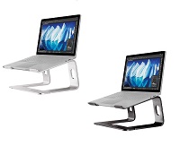 Laptop Stand for Desk, Ergonomic Aluminium Laptop/Tablet/Notebook Computer Holder, Well Ventilated Riser Stand