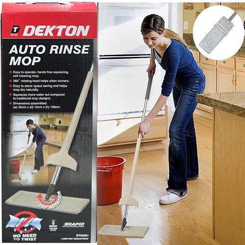Dekton Self Cleaning Floor Mop Auto Rinse Laminate Wood Tile Steam Free 360