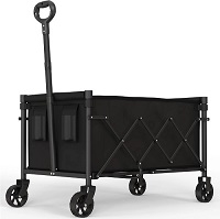 Add a review for: 65L Festival Trolley Folding Cart Wagon on Wheels Adjustable Handle Cover Bag