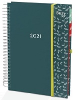BusyInk Life Book Diary 2021. Beautiful 2021 Diary A5 Week 