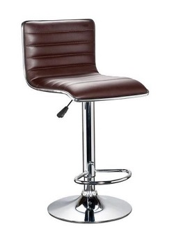 Add a review for: Brown PU Leather 360 Degree Swivel Breakfast Kitchen Bar Chair Stool Gas Lift