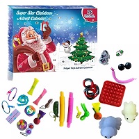 Add a review for: Christmas Fidget Toy Advent Calendar Xmas Countdown Sensory Pop Bubble Toys