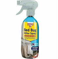 Add a review for: Zero In Bed Bug Killer Spray Crawling Insect Dust Mite Poison Treatment 500ml UK