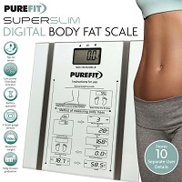 6863 White Digital Body Fat Analyser Scales BMI 150KG Weighing Scale Weight Loss