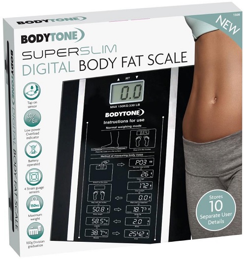 Digital Body Fat Analyser Scales BMI Healthy 150KG Weighing Scale Weight Loss