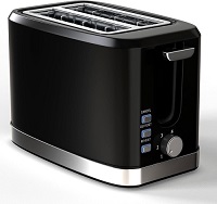 Add a review for: 2 Slice Toaster | 2 Slot Toaster | Extra Wide Slots for Thick Bread Slices English Muffins Waffles | Defrost Cancel Reheat Functions | High-Lift Easy Removal | Removable Crumb Tray | Black Silver [Energy Class A+++]