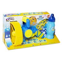 Add a review for: Turbo Bubble Blaster Party Outdoor Fun Continuous Blowing Machine Solution Kids
