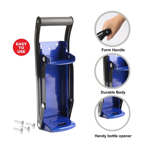 Heavy Duty Can Crusher and Bottle Opener