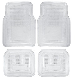 Add a review for: PVC Clear Vinyl Car Mats Back and Front - 4 Mat Set - Waterproof Rain or Shine !