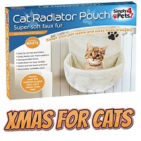 Cat Kitten Radiator Pouch Bed Basket Warm Fleece Cradle Hammock Plush Hanging 