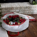 Large Christmas Wreath and Decoration Storage Container Bag Xmas Items up to 30"