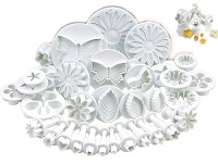Add a review for: New 53Pc Sugarcraft Cake Cupcake Decorating Fondant Icing Plunger Cutters Tools