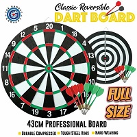 Add a review for: Reversible Dartboard Double Sided Professional Full Size 17