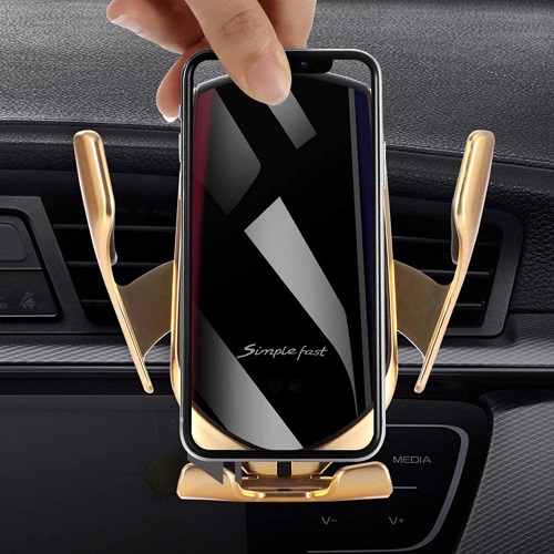 Car Wireless Sensor Charger With Automatic Clamping