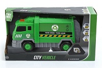 Add a review for: Kids Recycling Waste Truck City Lorry Flashing Lights Sounds Friction Motor Toy