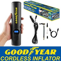 Add a review for: Goodyear Cordless Tyre Air Compressor