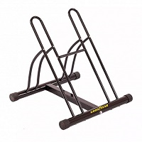 Add a review for: Goodyear Floor Mounted Bike Stand Cycle Bicycle Rack Mount Holder Park Storage