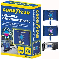 Add a review for: Goodyear Car Dehumidifier Bag Reusable Anti Mist Moisture Condensation Absorbing