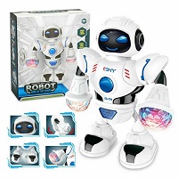 Add a review for: Kids Dancing Robot Disco Light Cool Dance Face Arms and Legs Move and Light Up