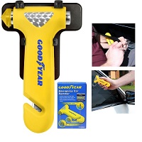 Add a review for: Goodyear Emergency Car/Van Windscreen Hammer, With Seat Belt Cutter & Holder SOS