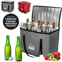 Add a review for: Extra Large 30L Insulated Cooler Cool Bag Box Picnic Camping Food Drink Ice