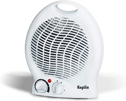 Add a review for: KEPLIN Portable Electric Fan Heater 1000-2000W, Adjustable Thermostat, 2 Heat Setting Overheat Protected Standing Plug-In Radiator Air Warmer & Cooler