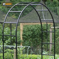 Florence Garden Arch for Climbing Plants Flowers Rose Arch 2.4M High Paths Views