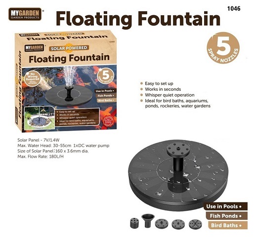 Solar Floating Fountain 