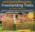 Wooden Expanding Trellis - For Garden Screen or Climbing Plants