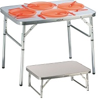 Add a review for: Foldable Aluminium Camping Picnic Table