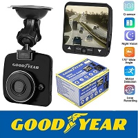 Add a review for: Goodyear Mini HD Dash Cam Car DVR Camera Video Recorder Motion Detection Sensor