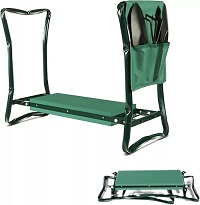 Add a review for: Garden Kneeler 2-in-1 Folding Gardening Padded Seat and Kneeling Stool Tool Bag