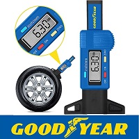 Goodyear Digital Tyre Tread Depth Gauge Measuring Tool Car Van Trucks MOT
