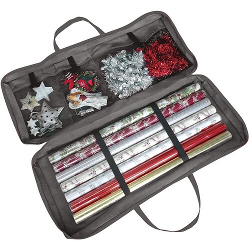 Christmas Gift Wrapping Paper Storage Bag