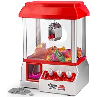 Add a review for: Retro Arcade Candy Grabber Machine with Claw Fairground Joystick Game Sweets
