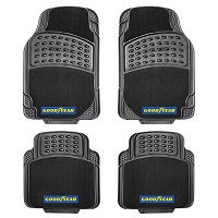 Add a review for: Goodyear 4pc Non Slip Floor Mats Rubber Carpet Luxury Car Mat Front & Rear Set