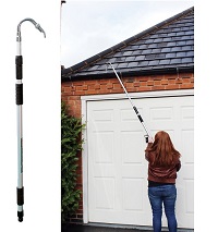 Large Telescopic Extendable Gutter Cleaner Pole Pipe Water Drain Roof Hose 185cm