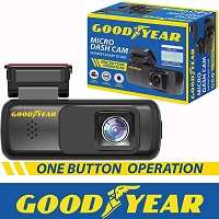 Add a review for: Goodyear Car HD Micro Dash Cam One Button Plug & Play Camera Video Recorder DVR