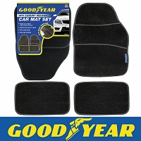 Add a review for: Goodyear 4pc Luxury Velour Car Mat Carpet Set Universal Fit Non-Slip Backing