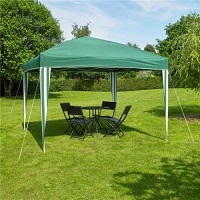 Add a review for: Kingfisher Pop Up Gazebo Party Event Tent 3 x 3m Green & White Steel Frame