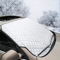 Car Reversible Windshield Aluminium Windscreen Cover Snow Ice Frost Sun UV Dust