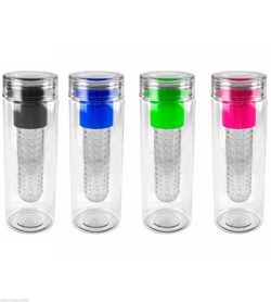 Add a review for: Fruit Infusing Water Bottle Infuse Infuser Hydration Aqua Sports Gym Healthy nEW 
